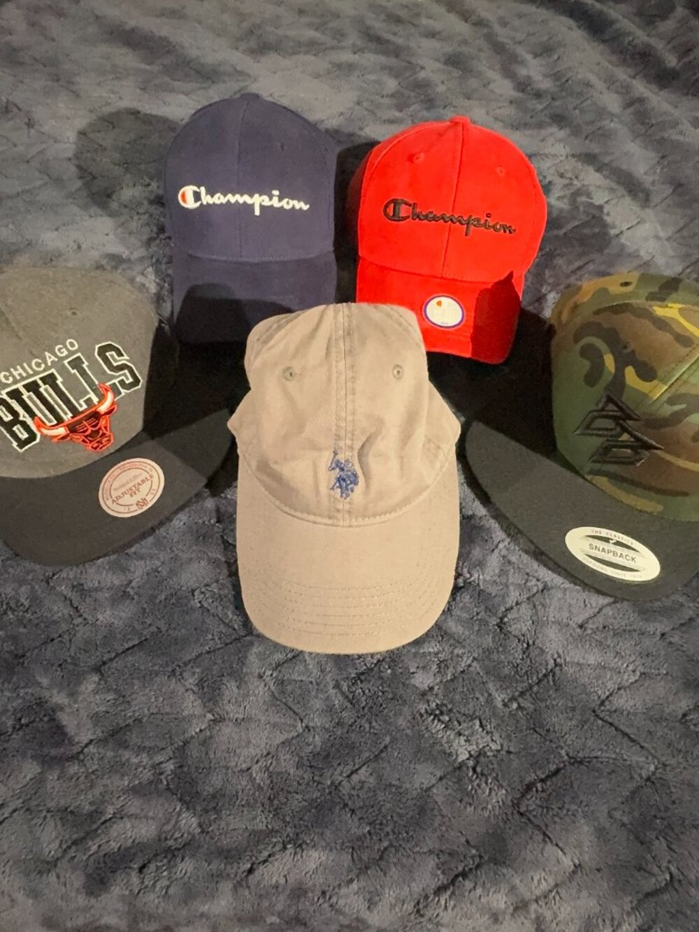 Lot of 5 Adjustable Hats